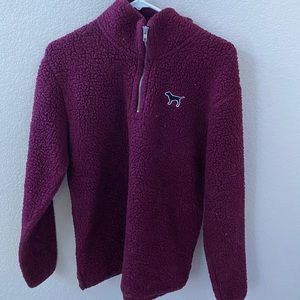 xs victoria secret half zip
